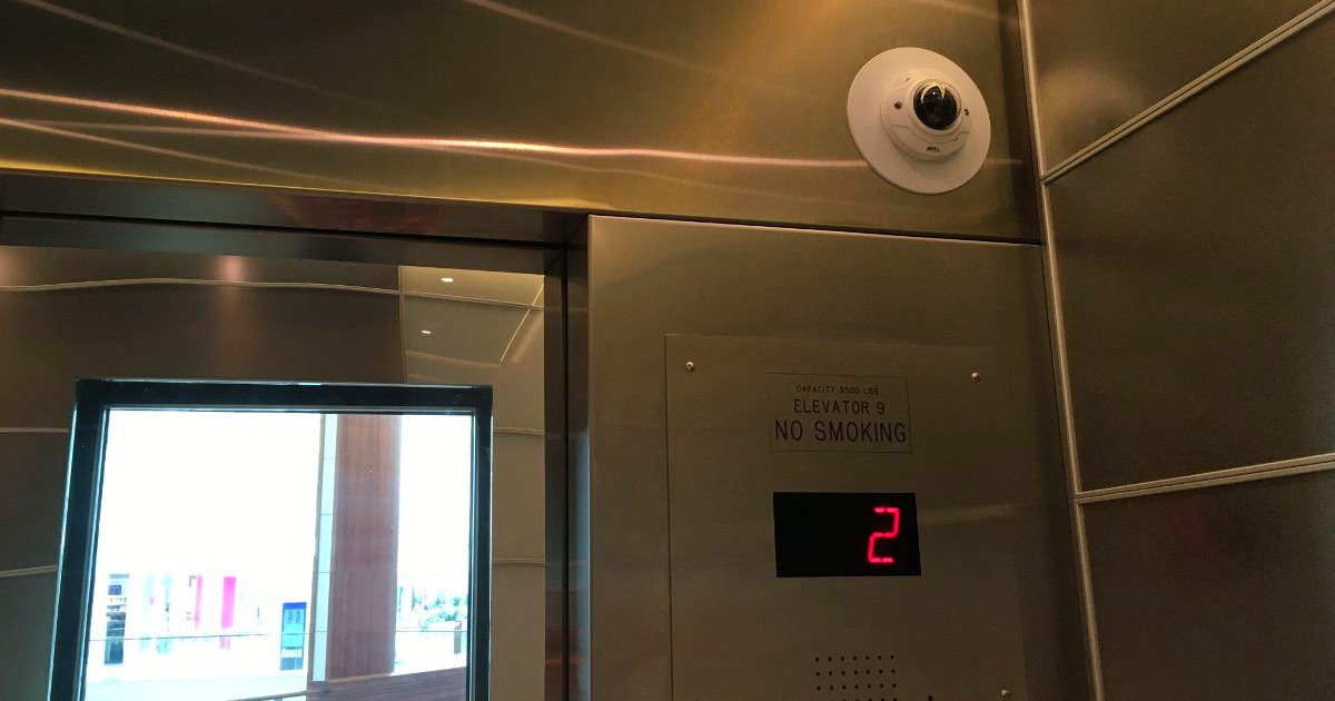 Видеонаблюдение в лифте Новороссийск, установка камер по цене от 6329 руб.